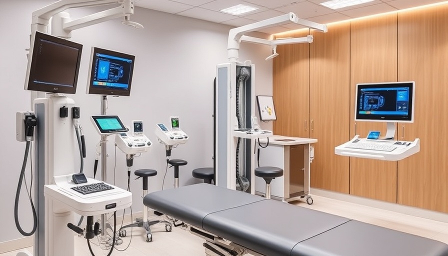 Advanced medical equipment in a modern healthcare setting
